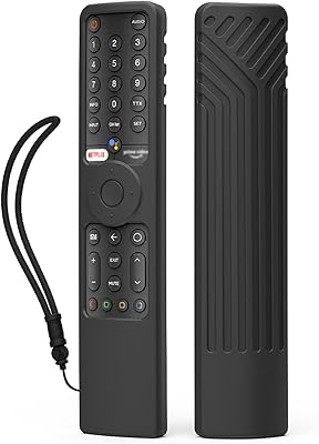 Syosi Anti-dust silicone shell for Xiaomi TV P1/P1E/Q1/Q1E, Bluetooth voice remote control for XMRM-19 remote control, Antichoc protection shell for Xiaomi Smart TV (Black) remote control (black).. Discover the perfect shopping balance at DIAYTAR NIGERIA with competitive prices and prompt delivery.