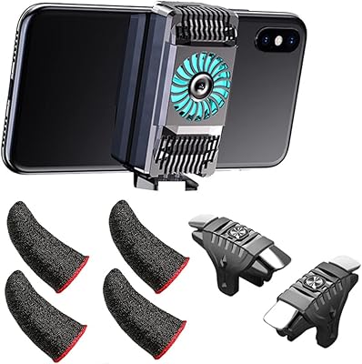 Mobile Cooler [1+2+4] High performance portable gaming console with cooling fans, shooting buttons for mobile game handle (2 parts) with 24 fiber pins (4 parts) (mobile cooler).. Discover a world of affordable shopping with DIAYTAR NIGERIA's vast marketplace delivered to you in days.