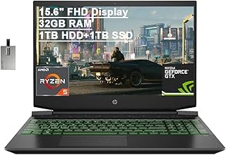 HP Pavilion 2021 game laptop with 15.6-inch FHD screen, AMD Ryzen 5-4600H processor, RAM 32 GB, 1 TB hard drive, SSD of 1 TB, backlit keyboard, B&O, HD webcam, GeForce GTX 1650, Windows 10, 32.. Affordable shopping made easy on DIAYTAR Nigeria, with fast delivery from 5 to 8 days.