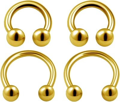 4 pieces of stainless steel in horseshoe -shaped 16G 6mm 8mm 3mm 3mm serpent earring septum piercing jewelry see more colors.. DIAYTAR NIGERIA delivers satisfaction with every purchase through our affordable and reliable service.