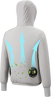 Refreshing unisex jacket for men and women - air -conditioned clothing with fan, 3 adjustable speeds, excellent jacket for work in hot weather.. DIAYTAR NIGERIA delivers on every promise with our affordable prices and nationwide delivery service.
