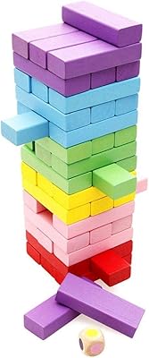 A set of colorful wooden cubes to build a tower and prevent it from falling. A family and educational game for children, LC-CGBB-48P.. Discover shopping simplified with DIAYTAR NIGERIA's comprehensive platform and reliable 5-8 day shipping.