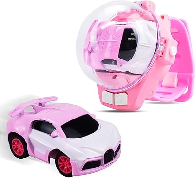 Remote controlled car toy watch, 2022 new remote -controlled car watch toys, RC cartoon car racing car 2.4 GHz, USB loading remote control car, RC car watch for birthday gifts, pink.. More than a store — DIAYTAR Nigeria is your shopping partner.