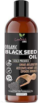 Natural hair oil with Kalonji seeds cold pressed from Luxura Sciences - 250 ml (black).. DIAYTAR NIGERIA: Connecting Nigerians with affordable products through our expansive e-commerce platform.