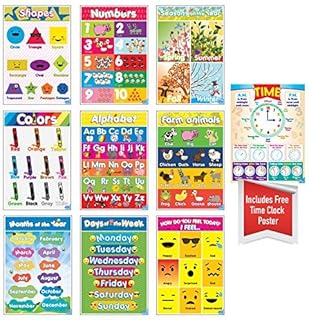 Perfect preschool educational posters for preschool and kindergarten children who learn alphabet and figures, weather, the days of the week, the emotions of the year and more.. DIAYTAR NIGERIA: Your trusted partner for affordable online shopping with reliable delivery timeframes.