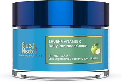 Lightening and lightening cream ayurvedic Blue Nectar - Green Apple (for men, 50 g).. DIAYTAR NIGERIA: Where every Nigerian finds what they need at prices they can afford, delivered promptly.