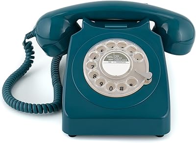 Retro rotary phone GBO 746 Fixed 70s style with Curlée Cordon and Ringtone.. Click, pay, receive — DIAYTAR Nigeria makes online shopping seamless.