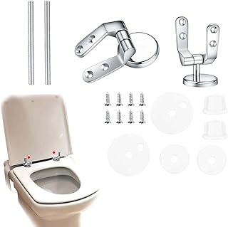 Hingles of replacement toilet cans, toilet seat fixings with chromed finish, toilet seat equipment for the installation of fixed toilet seat parts - Zinc alloy material (2 rooms).. DIAYTAR NIGERIA: Where affordability and variety come together with nationwide 5-8 day delivery.