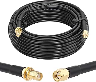 XRDS-RF SMA male cable to female SMA 20 feet RG58 SMA Extension cable for SDR equipment, amateur radio, 3G LTE, ADS-P and GPS and other antenna.. Your shopping journey simplified with DIAYTAR NIGERIA's vast selection and budget-friendly shipping.