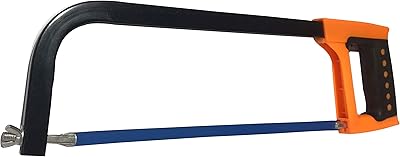 Steel metal saw for the cutting of the metal, small professional handle and ergonomic handle with easily interchangeable metal blade, 300 mm 45 degrees - Orange and black hand saw.. Transform your online shopping experience with DIAYTAR NIGERIA's affordable and diverse marketplace.