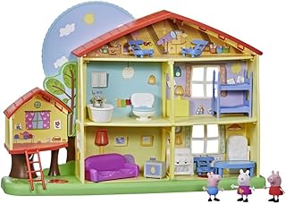 Peppa Pig Peppa's adventures Peppas day and night house, preschool toys, language, light and noises, from 3 years, version of Anglaise.. Shop confidently on DIAYTAR Nigeria — everything you need, delivered quickly.
