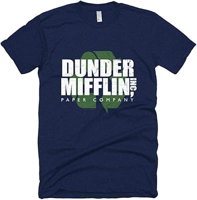 T -shirt with short sleeves recycled NBC the Office DUDER MIFFLIN for men - Official equipment.. DIAYTAR NIGERIA: Bringing quality products to your doorstep at prices that won't break the bank.