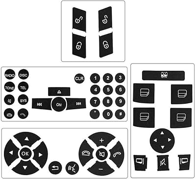 Sticker for steering wheel switch, window switch, door locking switch and radio button for Mercedes Benz 2008-2014 W204 C250 C350 C350.. Buy better with DIAYTAR Nigeria — the ultimate e-commerce platform in Nigeria.
