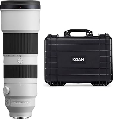 SONY SELS OBJECTIVE200600G FE 200-600 mm f/5.6-6.3 g oss with rigid weather resistant case and customizable foam pack (2 items).. Shop smarter with DIAYTAR NIGERIA's vast product range and budget-friendly delivery within the week.