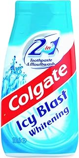 Colgate 3x whitening 2 in 1 toothpaste and rinse-mouths 100 ml travel format