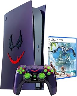 PS5 Sony PlayStation 5 switch console (disc version) JXXKER design with horizon and wireless controller.. Discover shopping simplified with DIAYTAR NIGERIA's comprehensive platform and reliable 5-8 day shipping.