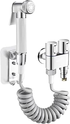 Shattaf sprayer with an input and two outputs, corner valve for cooling control, two water outlet functions and stainless steel gun head.. DIAYTAR NIGERIA: Where every Nigerian finds what they need at prices they can afford, delivered promptly.