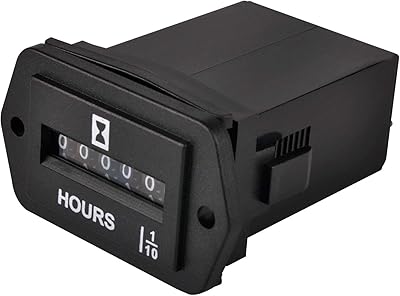 Honormeet analog hourly counter, AC 110 V at 250 V, total hours for maintenance, data storage for lawn mower, generator, tractor, motorhome, air compressor. (Diamond-ac).. DIAYTAR NIGERIA makes quality accessible with our extensive catalog and competitive delivery rates.