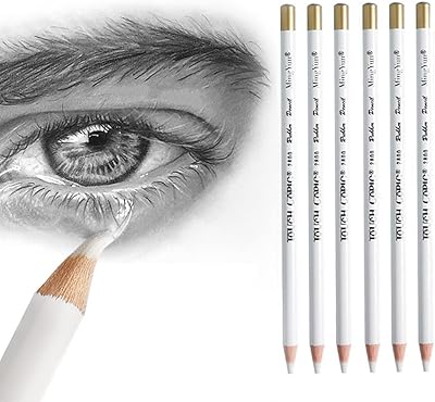 Set of artist eraser pencils, wooden eraser pen for charcoal sketches, professional painting for sketch, fine eraser for beginners and students, 6 pieces.. Shop with purpose at DIAYTAR NIGERIA, where your money goes further and delivery is always prompt.