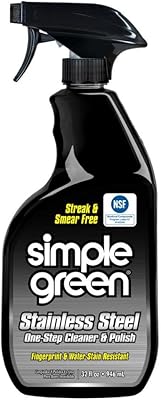 Stainless steel cleaner and polishing in a simple green step, 946 ml sprayer, without spots or spots.. Enjoy the simplicity of shopping with DIAYTAR NIGERIA, offering vast choices delivered in just 5-8 days.