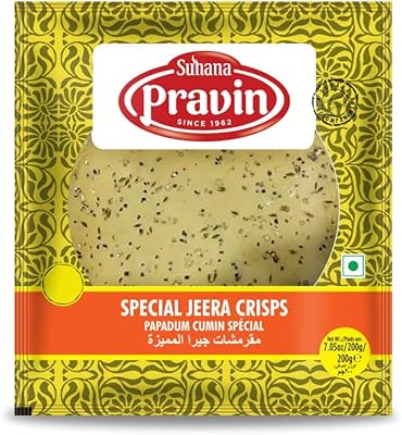 Suhana Jeera Chips no. 7 Papad - Crispy and crunchy flavor 200g.. Shopping made simple with DIAYTAR NIGERIA's vast selection and budget-friendly nationwide delivery.