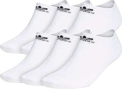 Adidas Originals Unisexes Trefoil Originals socks (package of 6).. DIAYTAR NIGERIA: Connecting Nigerians with their needs through our affordable and diverse marketplace.