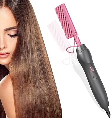 Hot comb electric power combed 2 in 1 for stiff hair-boiled hair straightening.. DIAYTAR NIGERIA transforms desires into deliveries with our affordable prices and dependable shipping.