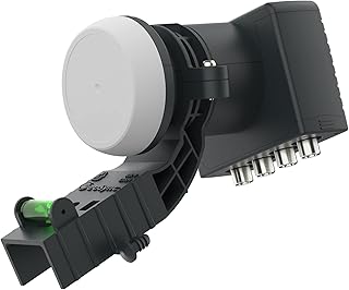 Geosync Freesat Sky HD Quad Universal LNB receiver with 4 outputs for MK4 zone power horn design with bubble level support.. Discover endless possibilities with DIAYTAR NIGERIA's comprehensive catalog and reliable delivery service.