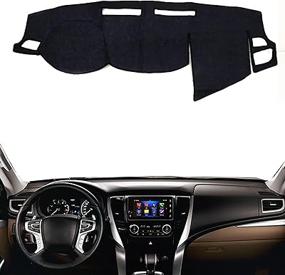Dashboard cover for Mitsubishi Pajero Sport/Montero 2016-2018 Left driving, monobloc dashboard cover, sun coverage cover.. DIAYTAR NIGERIA: Putting quality products within reach of every Nigerian through our affordable marketplace.