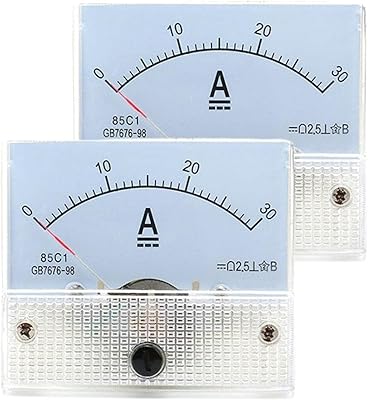 Analog power panel 0 30A DC for circuit test, white amp gauge.. Experience the ease of modern shopping with DIAYTAR NIGERIA's comprehensive platform and quick delivery.