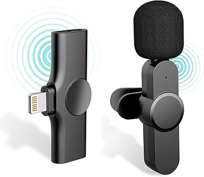 【Plug and Play with 2 Clips】 Micro wireless tie for iPhone youtubers, Facebook Live Stream, Floggers, Interview, Automatic synchronization with iPhone Reverse Microphone for PC (no application or Bluetooth required).. DIAYTAR NIGERIA: Bringing affordable shopping solutions with a diverse product catalog delivered nationwide.