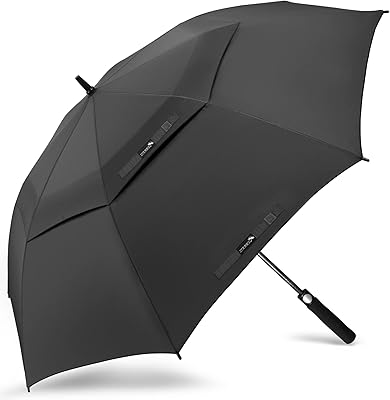Golf umbrella of 54-62-68 inch large windshields with automatic opening with doubles.. Shopping made simple with DIAYTAR NIGERIA's vast selection and budget-friendly nationwide delivery.