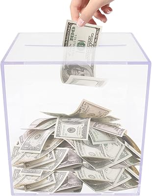 Transparent piggy bank, transparent acrylic piggy bank for adults, flagship, children's piggy banks, transparent coins, money saving pot, currency box, adult piggy bank, silver saver 12 cm3.. Discover why DIAYTAR NIGERIA is the smart shopper's choice for affordable products delivered nationwide.