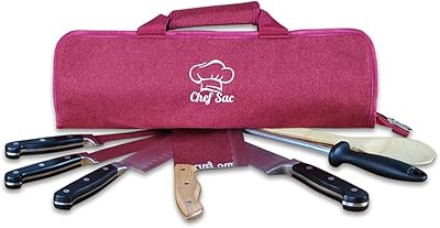 Chef's knife bag | 8 pockets for and utensils.. Experience shopping freedom with DIAYTAR NIGERIA's vast selection and 5-8 day nationwide delivery service.