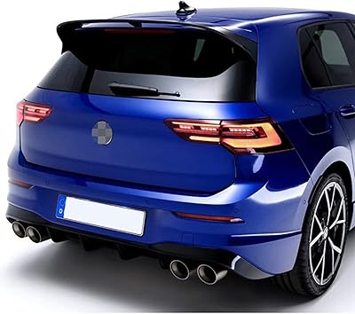 For VW Golf 8 MK8 VIII 2020 2021 2022 Rline, upper car chest window, chest roof wing, Automobile body kit Sports style, brilliant black.. Get more for less on DIAYTAR Nigeria — Nigeria’s favorite e-commerce platform.