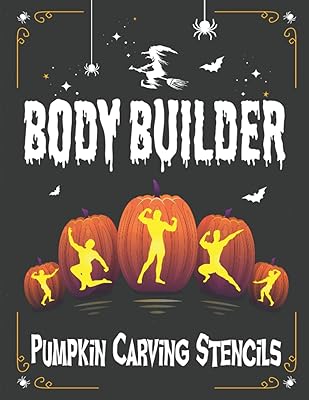 Pumpkin Body Builder sculpture stencils: fun Halloween patterns to paint.. DIAYTAR NIGERIA: Bringing affordable shopping solutions with a diverse product catalog delivered nationwide.