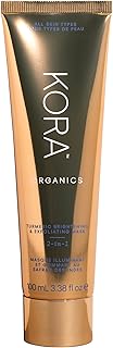 Kora Organics - Lightening and exfoliating mask with turmeric 2 in 1 100 ml black.. Your shopping journey simplified with DIAYTAR NIGERIA's vast selection and budget-friendly shipping.