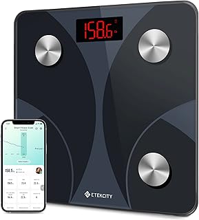 Etexity weighing, intelligent digital balance for bathroom with body fat for people, precise measure of BMI, body composition analyzer, 400 pounds.. DIAYTAR NIGERIA: Your affordable shopping destination with thousands of products delivered in days.
