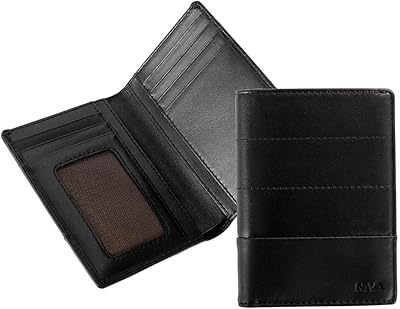 Leather wallet for men Nava Passenger, 7 credit cards, black.. DIAYTAR NIGERIA brings the marketplace home to you with affordable prices and delivery in 5-8 days.