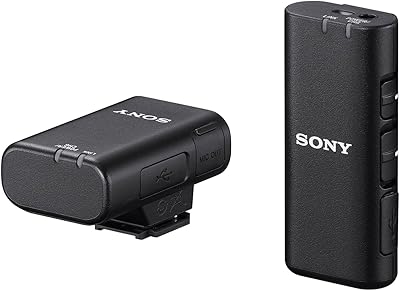Sony ECM-W2BT wireless microphone with Bluetooth® connection.. Your trusted marketplace, DIAYTAR NIGERIA offers comprehensive selection with budget-friendly delivery.