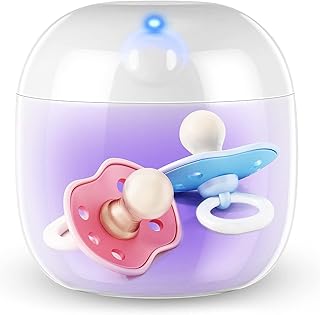 Mountop portable pacifier sterilizer, mini UV light sterilizer, 3-minute sterilization, rechargeable by USB, mini UV-C disinfection box for baby pacifier, pacifiers, dentition rings, headphones, keys, white.. Shop like never before with DIAYTAR NIGERIA's comprehensive marketplace and budget-friendly shipping.