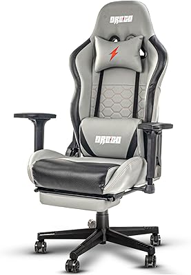 Drogo versatile ergonomic play chair with adjustable seat in 7 directions, 3D armrest, PU leather, head support for the head and lumbar | office chair | Home and office chair with completely reclining file and footrest (gray).. Whether it’s gadgets or groceries, DIAYTAR Nigeria delivers in less than 8 days.