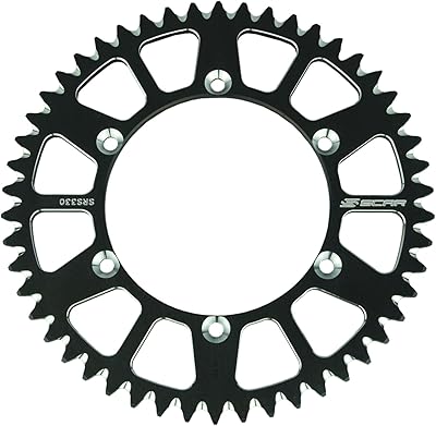 Aluminum Alloy Alloy Rear Pable Compatible with Kawasaki KX KXF KLX 125 250 450 KX250 KX450 94-23, black - 50 teeth.. DIAYTAR NIGERIA: Your partner in affordable online shopping with dependable delivery within 8 days.