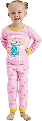 Little Star Design girl pajamas.. DIAYTAR NIGERIA: Bringing quality products to your doorstep at prices that won't break the bank.