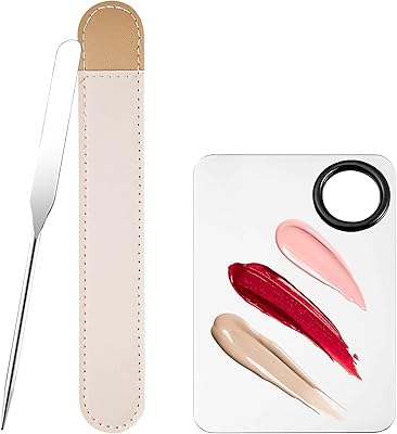 Korean makeup spatula and palette One nine, set spatula and stainless steel makeup palette, Picasso Korean make -up scraper set.. Shop with purpose at DIAYTAR NIGERIA, where diverse selection meets budget-friendly nationwide delivery.