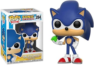 Funko Pop Games Sonic with Emerald, Sonic toy to collect, Blue.. Shop smart with DIAYTAR NIGERIA, offering a vast product range delivered to your doorstep within a week.