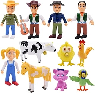 Nesloonp farm figurines 12 Pieces Happy Farm Cake Decorations mini figurines set of Farm figurines Decoration of Cake Birthdays Birthday Decoration for children.. DIAYTAR NIGERIA transforms online retail with unbeatable prices and consistent delivery timeframes.