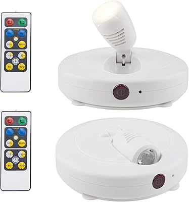 Honeywell 2 pieces Wireless LED lights with remote control, interior lights/photo wardrobe with rotary head, art poster light for display.. DIAYTAR Nigeria: Your one-stop online shop with unbeatable prices and nationwide delivery in under 8 days.
