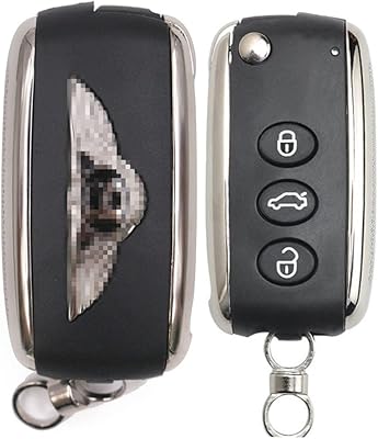 3 buttons remote control key for Bentley GTC Flying Spur Super Sports | replacement folding blade protection cover | car accessories.. DIAYTAR NIGERIA makes online shopping accessible with our comprehensive platform and prompt delivery service.