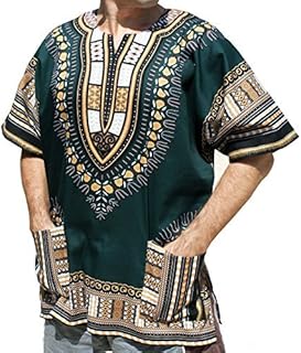Cotton shirt dashiki unisex shiny by rawan bahmuang, matching colors, one size.. Your everyday shopping companion, DIAYTAR NIGERIA offers unbeatable value with nationwide delivery.